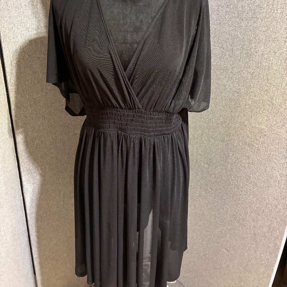 Black See-Through Coverup